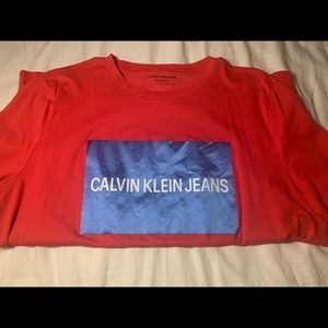 Red Calvin Klein Jeans T-Shirt